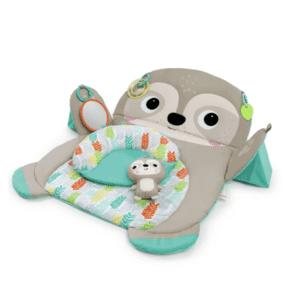 BRIGHT STARTS ESTERILLA DE ACTIVIDADES PARA BEBÉS CON ALMOHADA DE APOYO  PEREZOSO