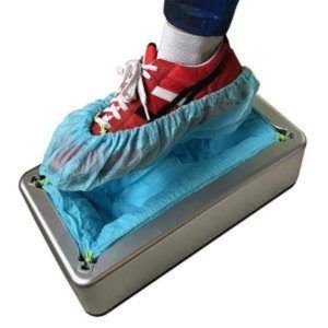 Máquina automática cubre zapatos Color Gris