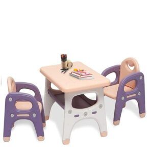 ESCRITORIO DE APRENDIZAJE PARA NIÑOS (1 MESA + 2 SILLAS)