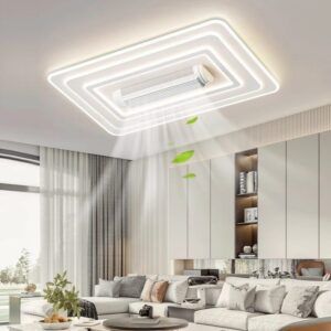 Luminaria con Ventilador de techo , Control remoto moderno