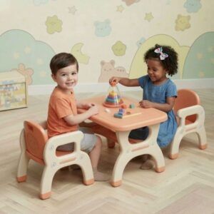 Juego de Mesa y 2 Sillas para Niños Infantil