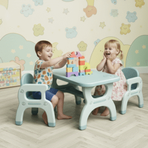 Juego de Mesa y 2 Sillas para Niños Infantil